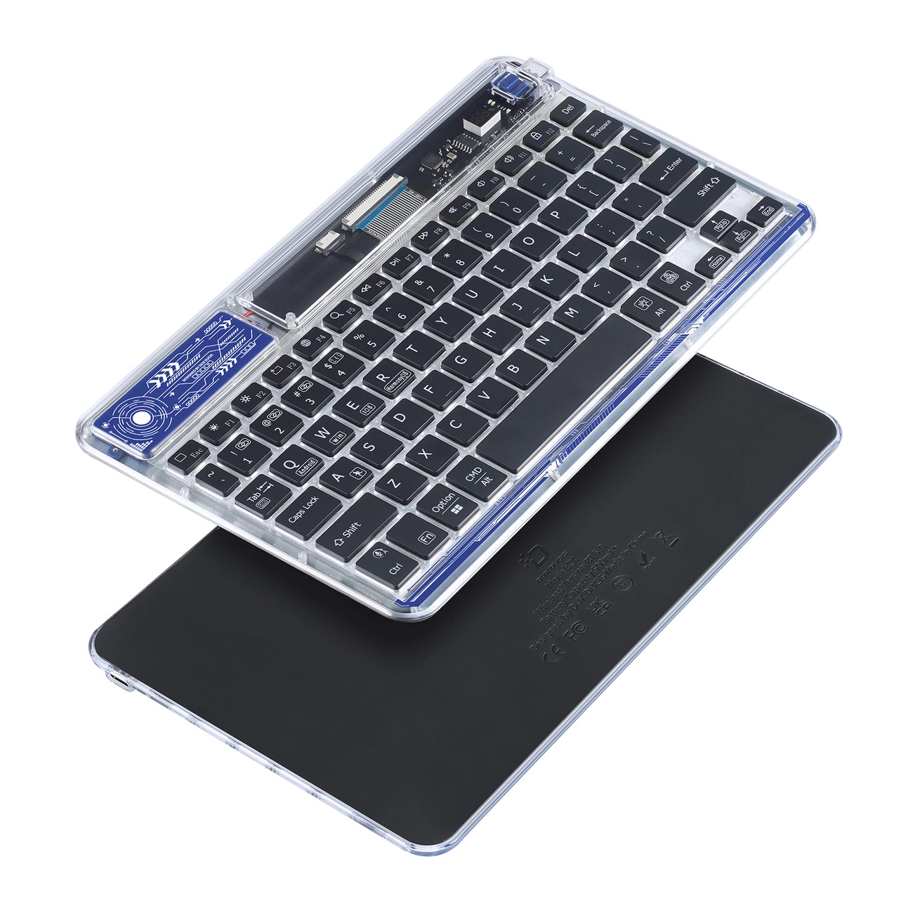 Dux Ducis Keyboard wireless keyboard on white background