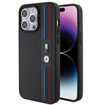 Etui BMW Tricolor M Collection na iPhone 15 Pro - czarne