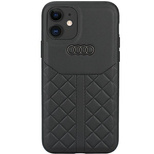 Audi Genuine Leather iPhone 12/12 Pro 6.1&quot; black/black hardcase AU-TPUPCIP12P-Q8/D1-BK