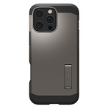 Spigen Tough Armor MagSafe case with stand for iPhone 16 Pro - gunmetal