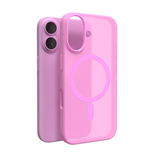 Puro Daylight MagSafe Silicone Case for iPhone 16 - Pink