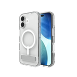 ZAGG Crystal Palace Snap KS MagSafe Hülle mit Ständer für iPhone 17 - Transparent