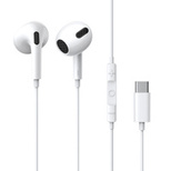 Baseus Encok C17 in-ear cable headphones with USB Type C microphone white (NGCR010002)