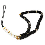 Guess Anhänger GUUSTPEARK Phone Strap schwarz/schwarz Heishi Beads