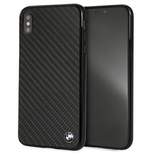 Etui BMW Siganture Carbon na iPhone Xs Max - czarne