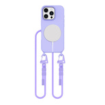 Tech-Protect MagNecklace MagSafe Case with Lanyard for iPhone 16 Pro - Purple