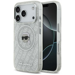 Karl Lagerfeld IML Karl Head Logo MagSafe Case für iPhone 17 Pro Max - Grau