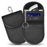 Tech-Protect KLR100 RFID Blocking Car Key Case - Black - Carbon