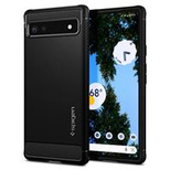 Spigen Rugged Armor Case for Google Pixel 6A - Matte Black