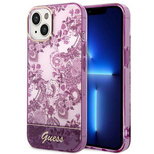 Guess GUHCP14MHGPLHF iPhone 14 Plus 6.7&quot; fuchsia/fuschia hardcase Porcelain Collection