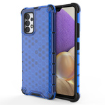 Honeycomb etui pancerny pokrowiec z żelową ramką Samsung Galaxy A03s (166,5) niebieski