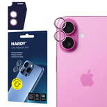 Szkło na obiektyw 3mk HARDY Lens Protection Pro do iPhone 17 - fioletowe