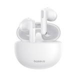 Słuchawki Baseus Bowie E12 bezprzewodowe Bluetooth 5.3 - białe