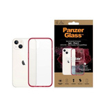 PanzerGlass ClearCase antibacterial case with Military Grade certificate for iPhone 13 / 14 / 15 - transparent pink