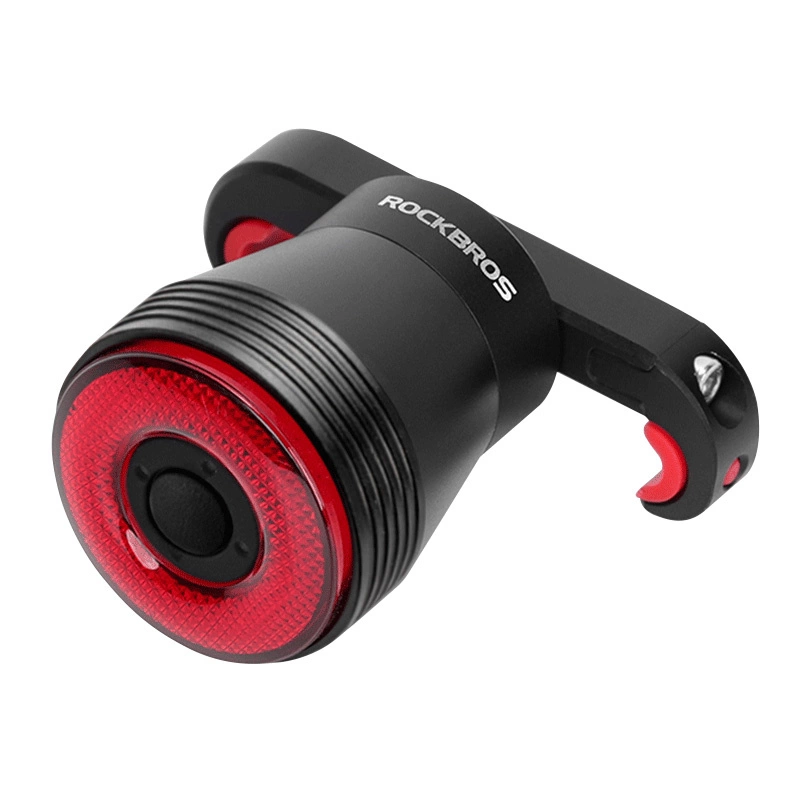 Rockbros Q5 Rear Bike Light with Intelligent Stop System Black