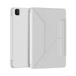 Baseus Safattach Y-type case for iPad Pro 12.9" 2018/2020/2021 cover with stand white (ARCX010102)