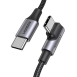 Ugreen US334 70645 USB-C (gewinkelt) / USB-C (gerade) Kabel 100 W PD 2 m – schwarz