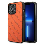 Karl Lagerfeld Perforated Allover Case for iPhone 13 Pro / 13 6.1&quot; - Orange