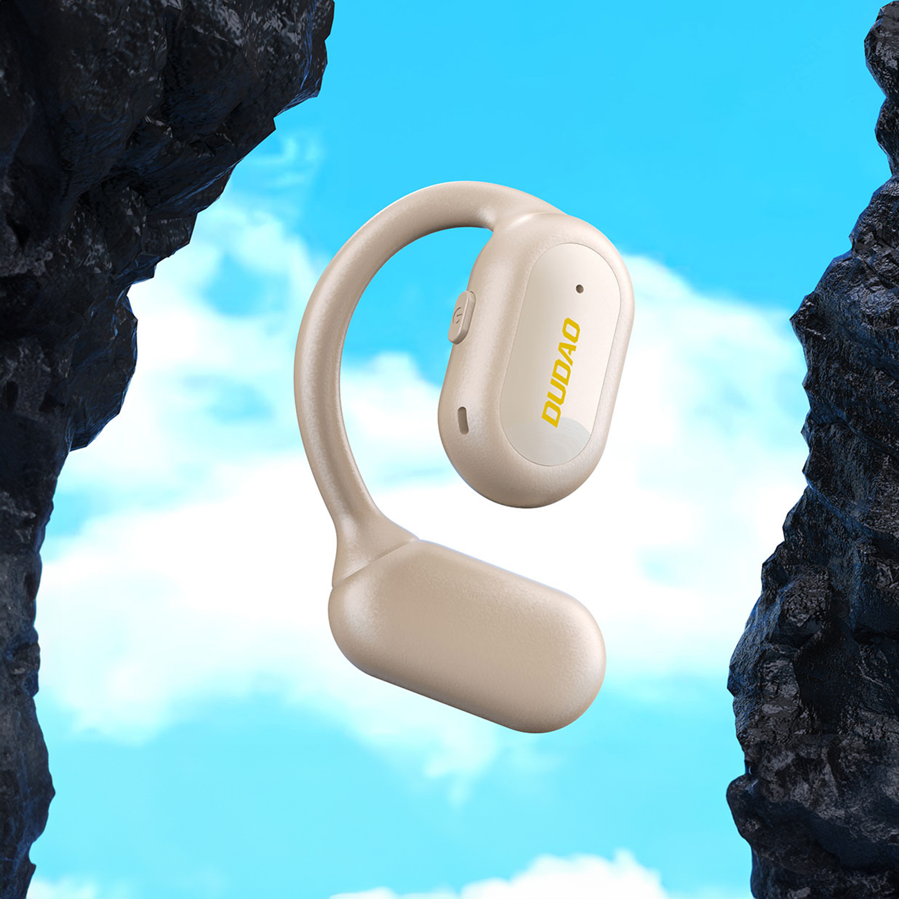 Dudao U4A wireless handset against the sky