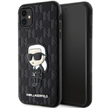 Karl Lagerfeld KLHCN61SAKHPKK iPhone 11 / Xr 6.1" black/black Saffiano Monogram Ikonik