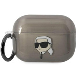 Karl Lagerfeld KKLAP2HNIKTCK Airpods Pro 2 cover black/black Ikonik Karl Lagerfeld