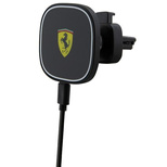 Ładowarka samochodowa Ferrari 2023 Collection MagSafe indukcyjna 15W do kratki nawiewu - czarna