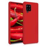 Silicone Case Soft Flexible Rubber Cover for Samsung Galaxy A22 5G red