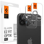 Spigen Glas.tR EZ Fit Optik Pro Camera Cover for iPhone 15 Pro / 15 Pro Max / 16 Pro / 16 Pro Max - 2 pcs.