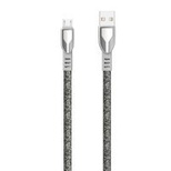 Dudao geflochtenes USB-Kabel - Micro-USB 5 A 1 m grau (L3PROM grau)