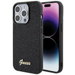 Guess Disco Metal Script case for iPhone 15 Pro - black