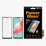 PanzerGlass E2E Regular gehärtetes Glas für Samsung Galaxy A33 5G – mit schwarzem Rahmen