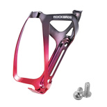 Koszyk na bidon Rockbros RKL02 aluminiowy - czarno-czerwony