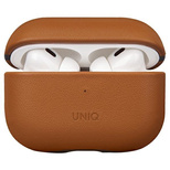 Uniq Terra Echtledertasche für AirPods Pro 2 – braun