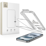 Tech-Protect Quick Set+ 2er-Pack Panzerglas für iPhone 17 - Schwarz