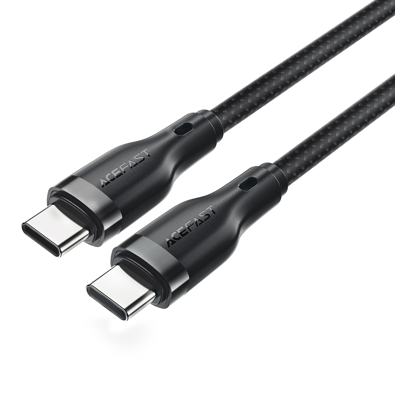 Acefast C8-03-Kabel mit USB-C-/USB-C-Anschlüssen bis zu 60 W auf weißem Hintergrund