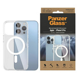 PanzerGlass HardCase with MagSafe Antibacterial Military Grade Certified Case for iPhone 13 Pro - Transparent