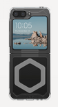 UAG Plyo Pro Hülle mit Magnetmodul für Samsung Galaxy Flip 5 – transparent-grau