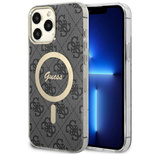 Guess GUHMP13XH4STK iPhone 13 Pro Max 6,7" schwarz/schwarz Hardcase 4G MagSafe