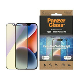 PanzerGlass Ultra-Wide Fit Antibakterielles gehärtetes Glas mit Blaulichtfilter und Positionierer für iPhone 14/13 Pro/13