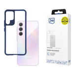 3mk Satin Armor Case+ Blaue Hülle für Samsung Galaxy A35 5G – transparent