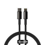 Baseus CATLWJ-01 Lightning – USB-C PD-Kabel 20 W 480 Mbit/s 1 m – Schwarz