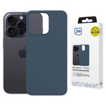 3mk Hardy MagSilicone Case für Apple iPhone 15 Pro - Marineblau