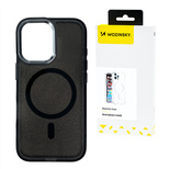 Wozinsky Glitter Case with Mag Safe for Samsung Galaxy S24 FE - Black with Glitter