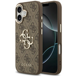 Guess 4G Big 4G Classic Logo Hülle für iPhone 17 - Braun und Gold
