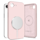Tech-Protect Liquid Silicone MagSafe iPhone 16e Hülle - Rosa