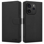 Tech-Protect Wallet Case for Xiaomi Redmi Note 14 5G - Matte Black