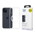 3mk Clear MagCase for Apple iPhone 15 Plus - transparent