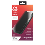 ZAGG InvisibleShield Glass Elite Privacy 360 für iPhone 16 Pro Max