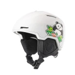 Qunature 10130003005 Skihelm mit Ohrenschützern Panda Snowboard für Kinder 54-58 cm - Weiß
