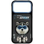 Etui Nimmy Cool&Cute 2.0 Wolf na iPhone 17 Pro - czarne